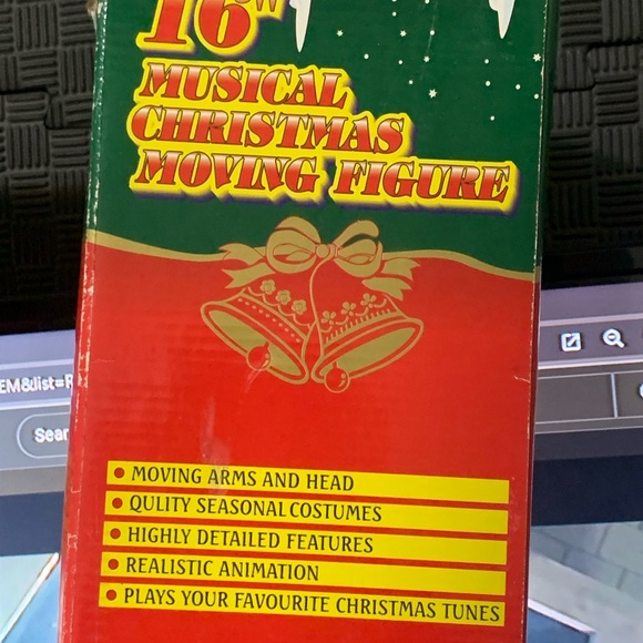 Vintage 16” Mr & Ms Claus by B&D Musical Moving Figures in Oem Boxes - Picture 4 of 13